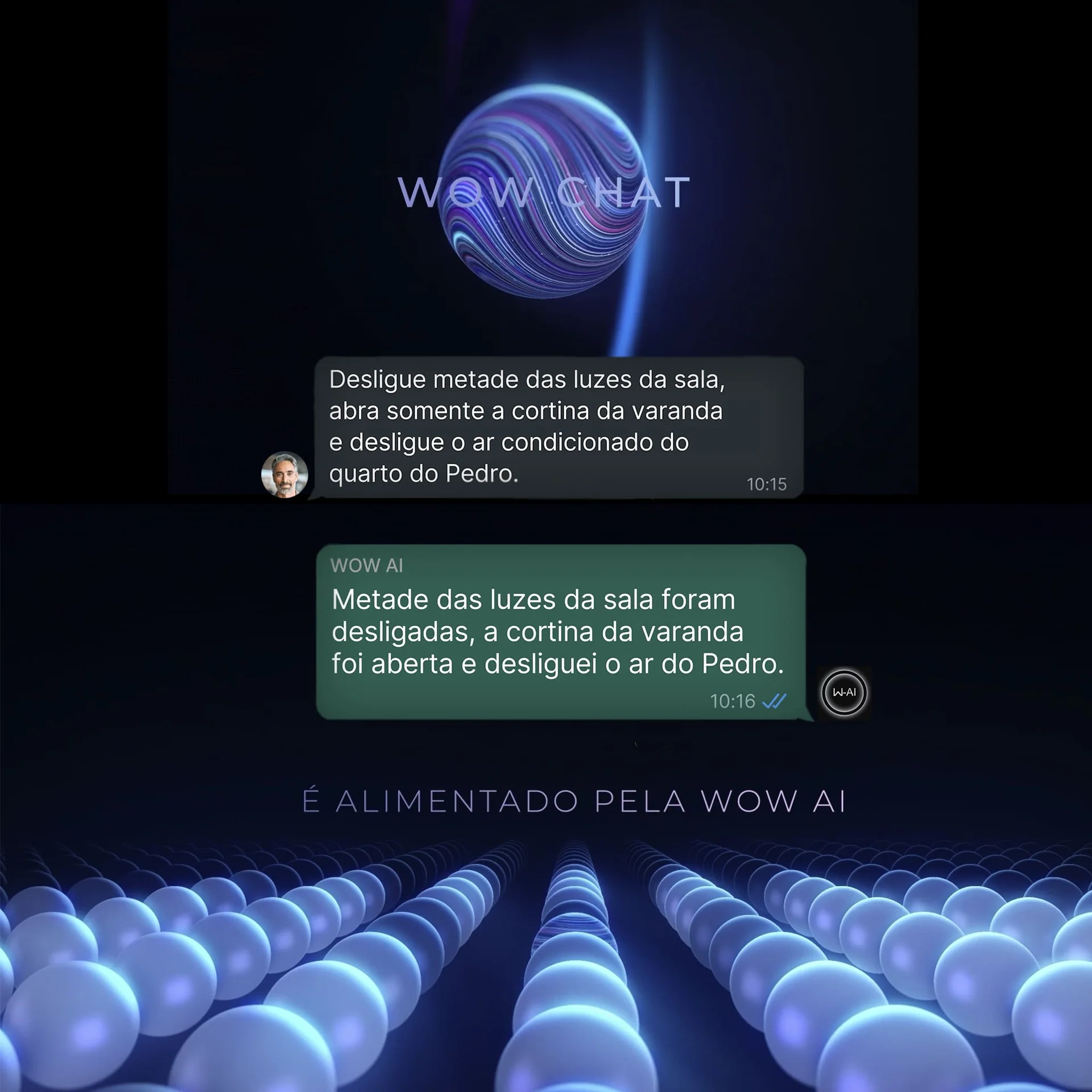 Piscina residencial com automação e iluminação cênica
