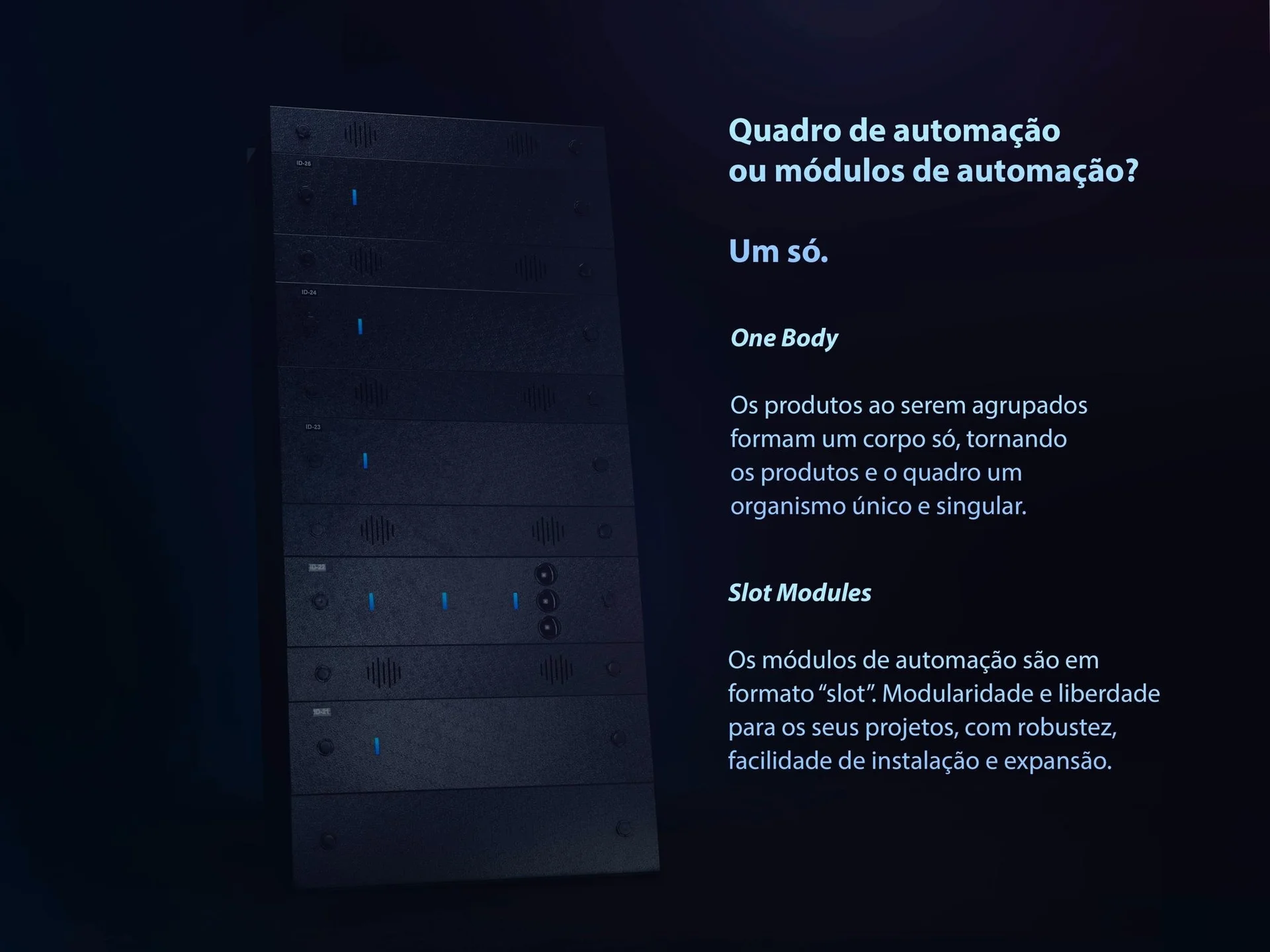 Quadro de automação estruturada WOW One Body